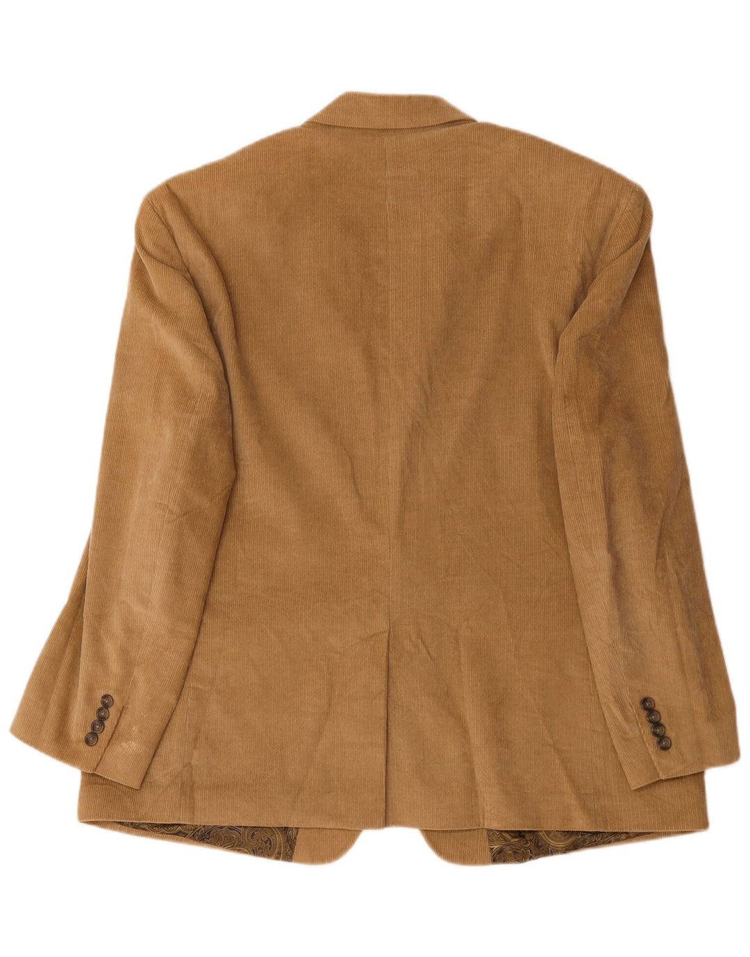 Chaps Muška jakna od samta s 2 gumba IT 50 Large Beige Cotton