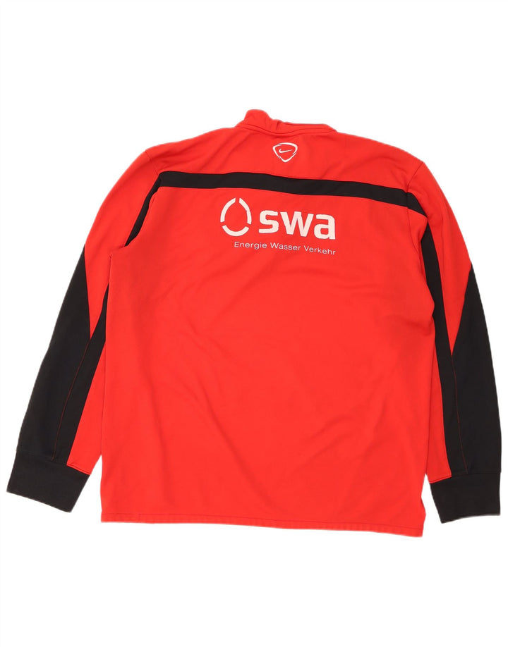 Nike muška trenirka FCA Augsburg Graphic Pulover Top Large Red Colourblock