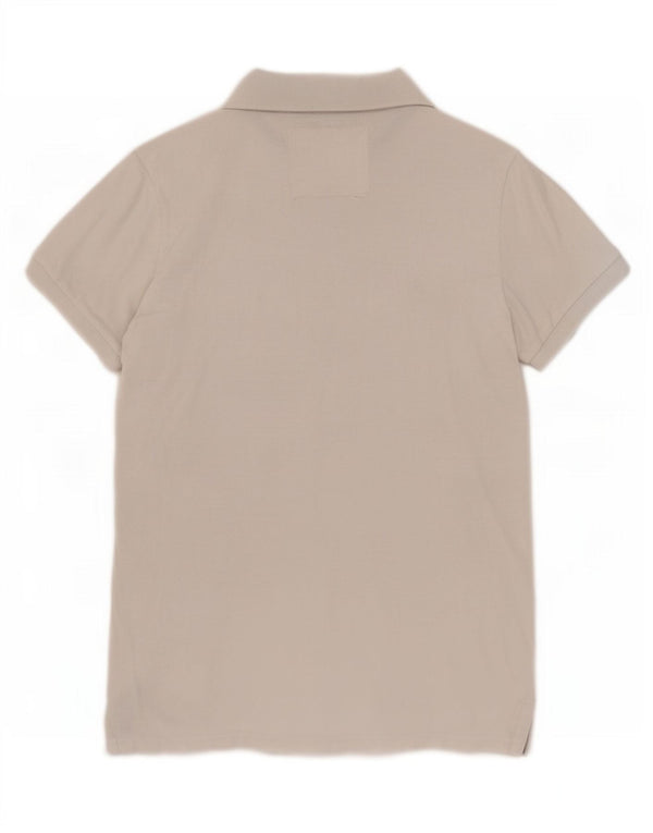 Abercrombie & Fitch muška polo majica Muscle Mala bijela pamučna
