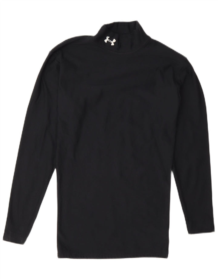 Under Armour muška majica Cold Gear s dugim rukavima, mala tamnoplava najlonska obuća