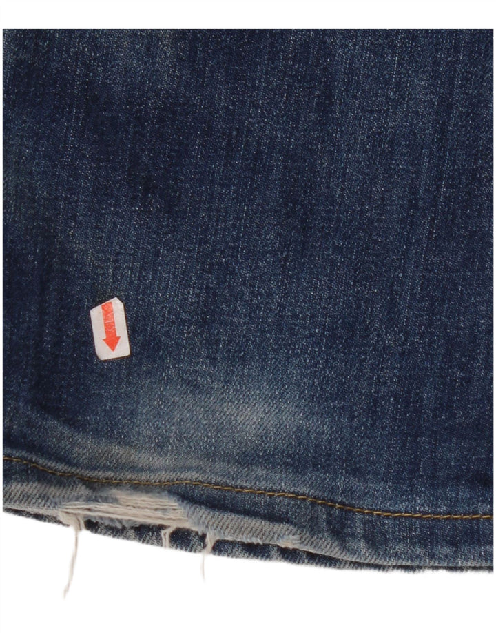 LEE Mens Brooklyn Straight Jeans W36 L36 Plavi pamuk