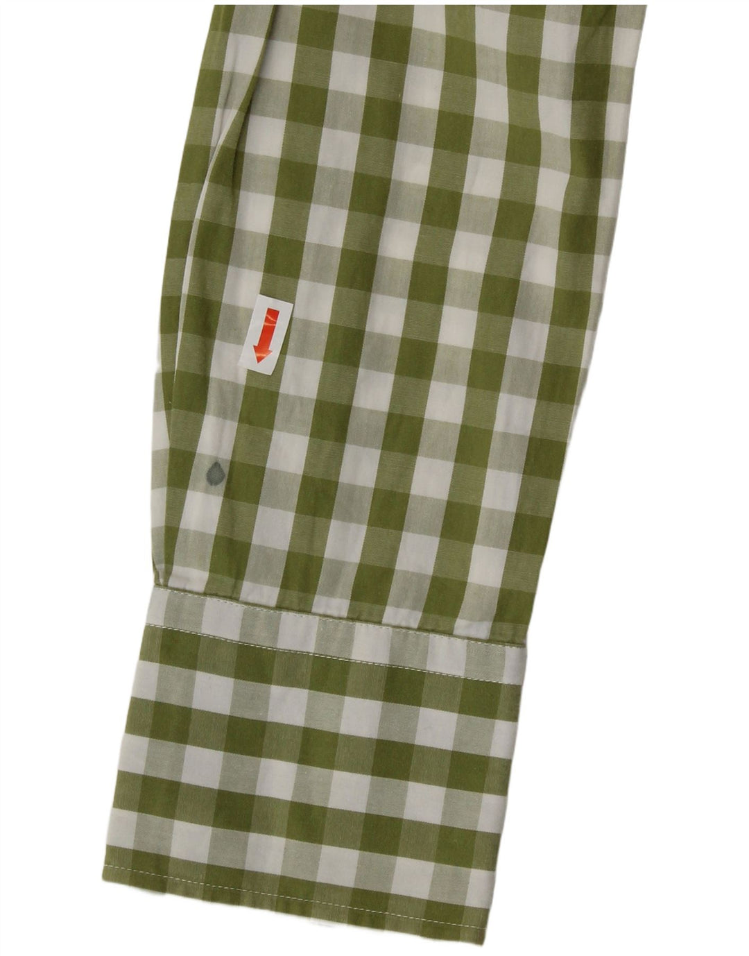 BENETTON Ženska košulja UK 12 Srednje zelena gingham pamuk