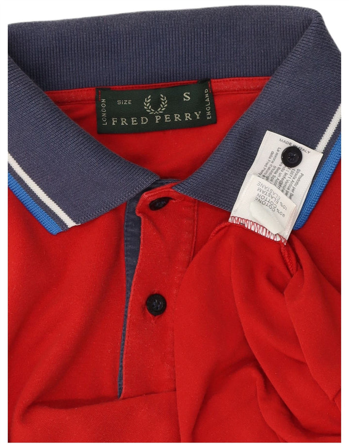FRED PERRY Muška polo majica male crvene boje, pamuk