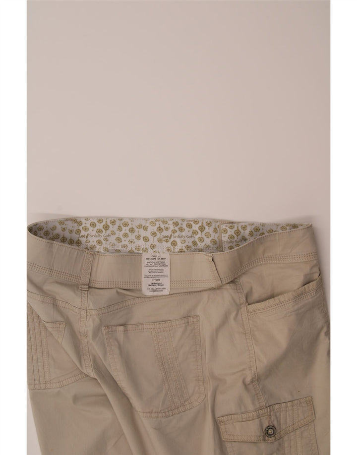 LEE Womens Cargo Shorts US 14 XL W34 Beige Cotton Vintage Lee and Second-Hand Lee from Messina Hembry 
