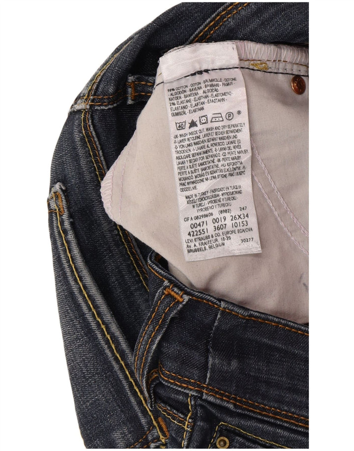 Levi's ženske 471 uske traperice W26 L34 plavi pamuk