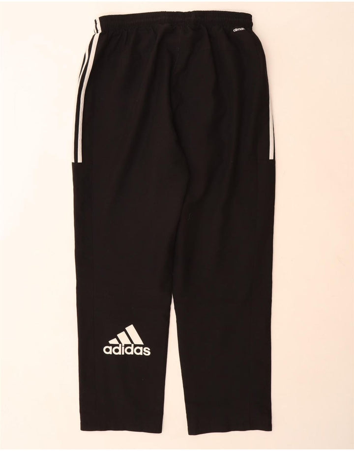 Adidas muške hlače za trenirku Climalite Graphic velike crne poliesterske hlače