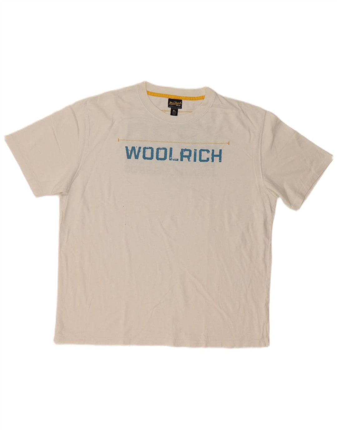 Woolrich muška majica s grafičkim motivima XL bijeli pamuk