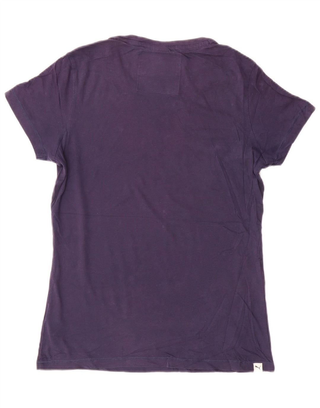 Puma ženska majica kratkih rukava s grafičkim motivima UK 12 Srednje tamnoplavi pamuk