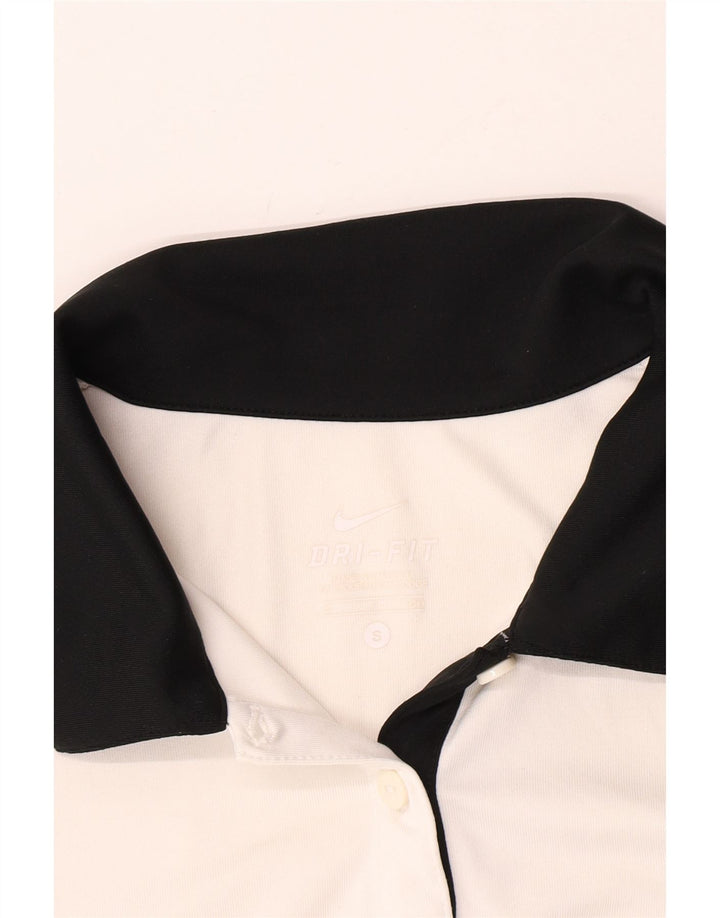 Nike ženska polo majica Dri Fit UK 10 Small White Colourblock