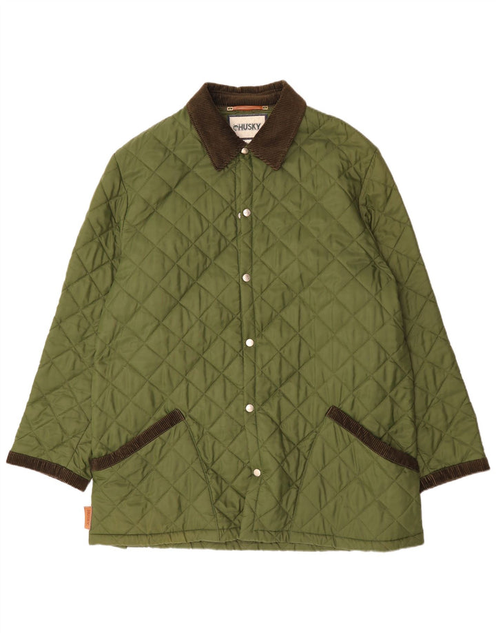 Muška prošivena jakna Husky UK 46 3XL zeleni poliamid