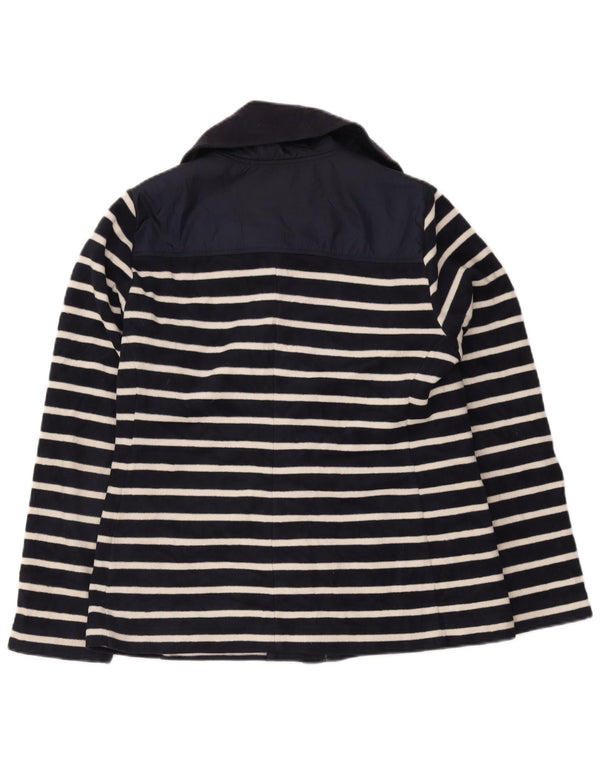 Nautica ženska jakna od flisa UK 18 XL tamnoplava prugasta poliesterska nautička