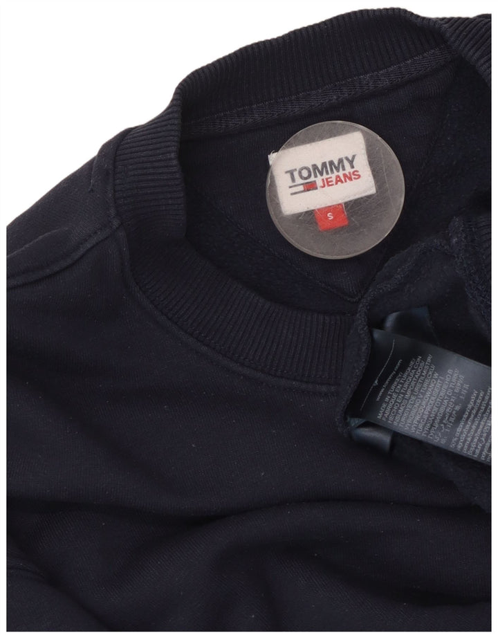 TOMMY HILFIGER Ženska prekomjerna majica s kratkim rukavima UK 10 Mala tamnoplava