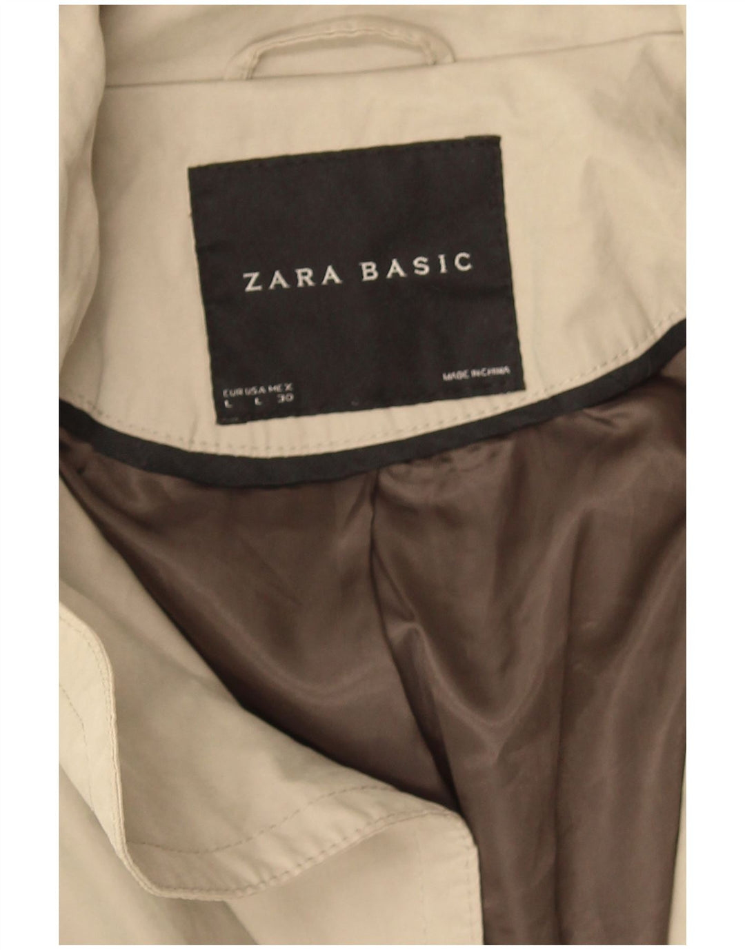 Zara ženski baloner UK 16 Large Beige