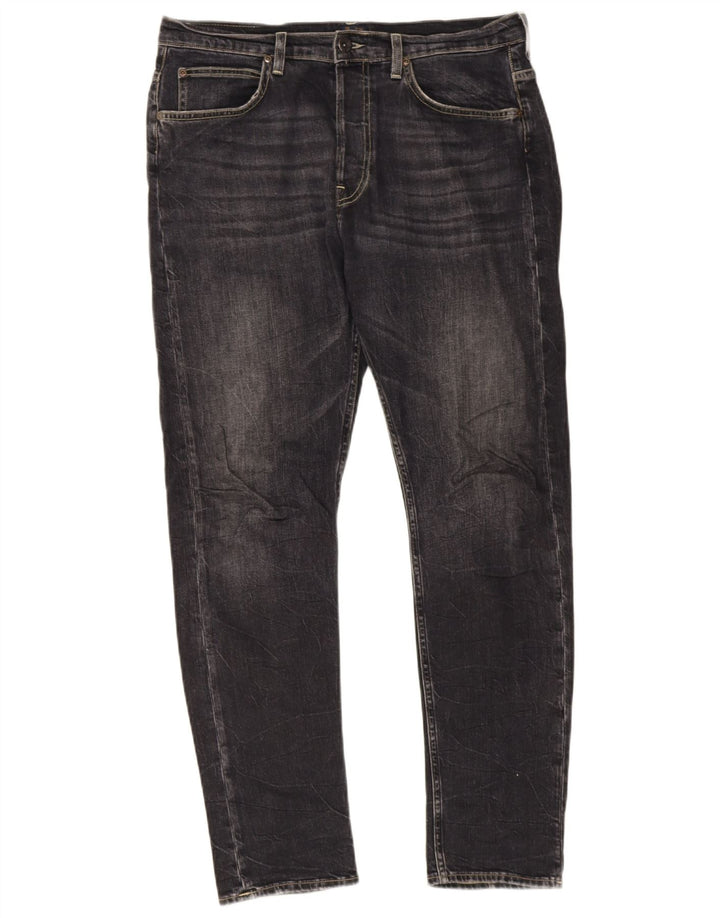 Lee Mens Heath Slim Jeans W32 L32 Crni pamuk