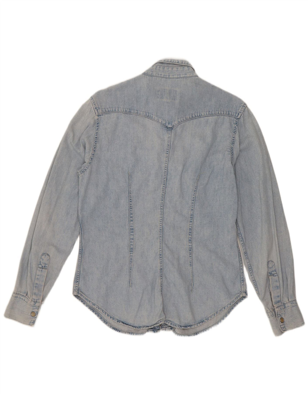 Ženska traper košulja Rifle UK 14 Srednje plavi pamuk