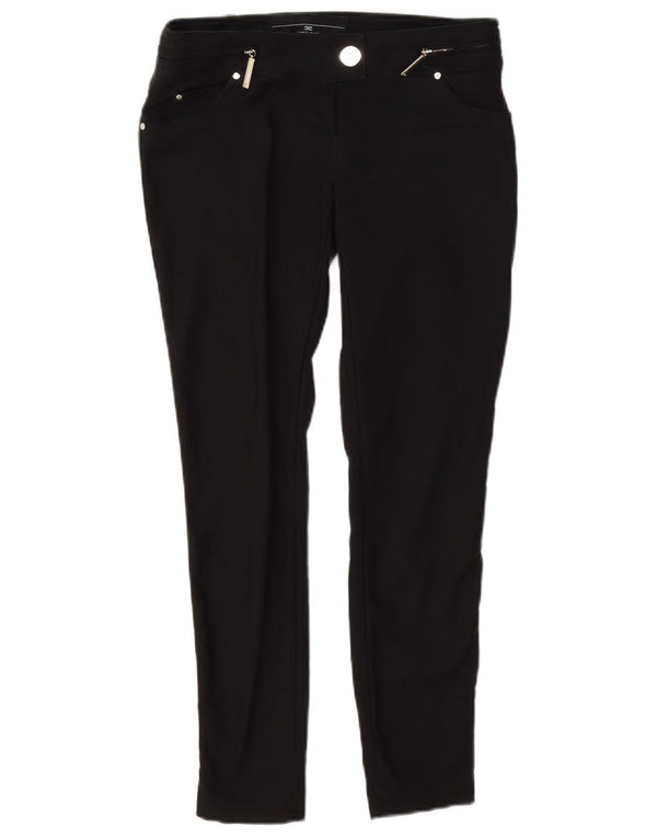 Elisabetta Franchi Womens Skinny Casual Trousers IT 38 XS W25 L25 Black