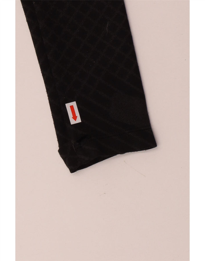 NIKE Boys Dri Fit Slim Fit Pullover Top Trenirka 12-13 Years Large Black