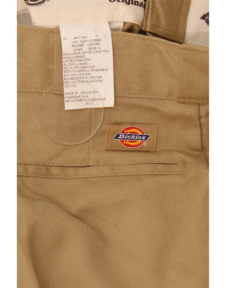 Dickies muške ravne chino hlače W30 L32 smeđi poliester