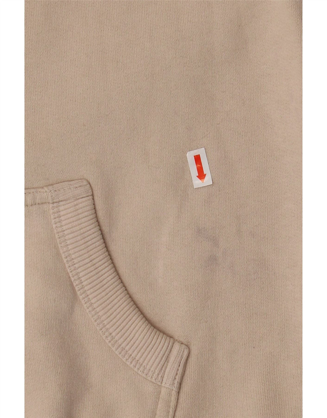 SUPERDRY Ženska majica s kapuljačom s kapuljačom UK 8 Mala, bež pamuk