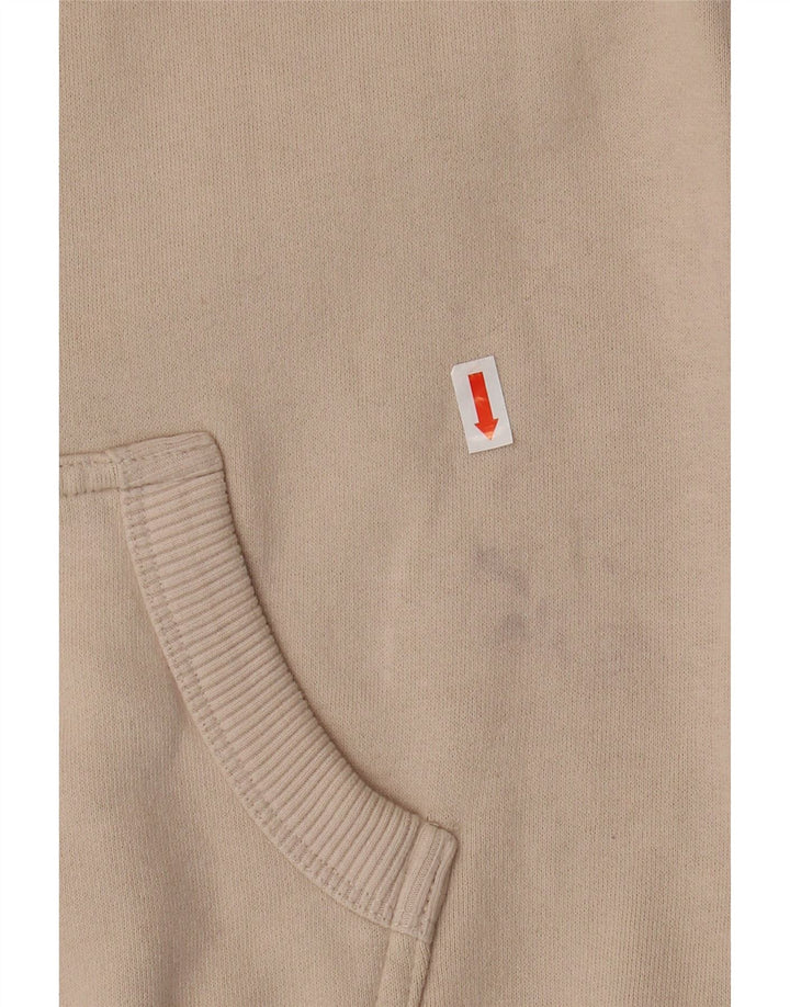 SUPERDRY Ženska majica s kapuljačom s kapuljačom UK 8 Mala, bež pamuk