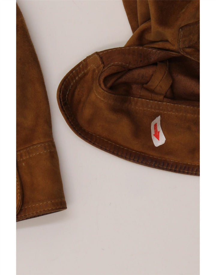 ASGARD Muški gornji kaput od brušene kože UK 42 XL smeđi