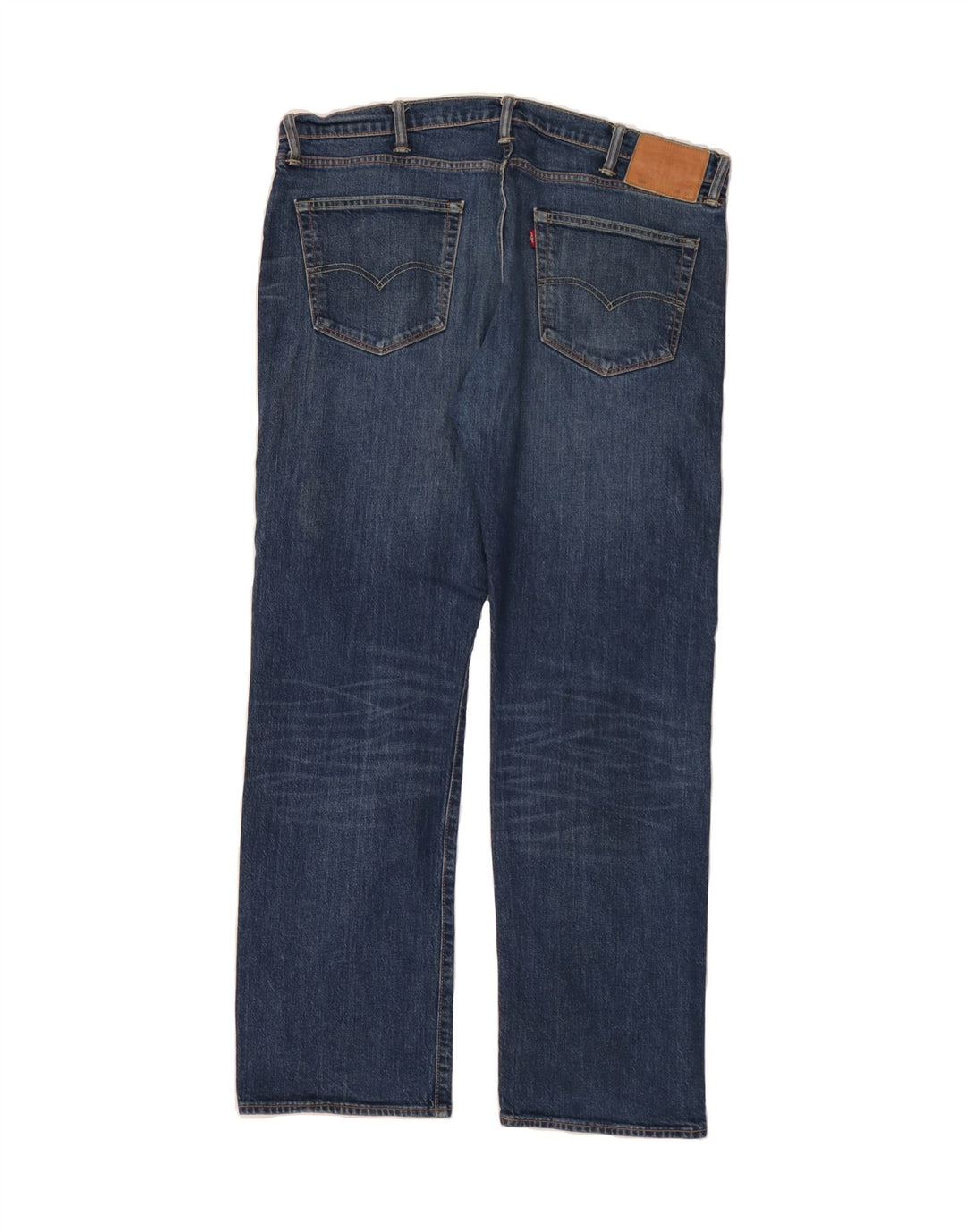 LEVI'S muške ravne traperice W38 L32 plavi pamuk