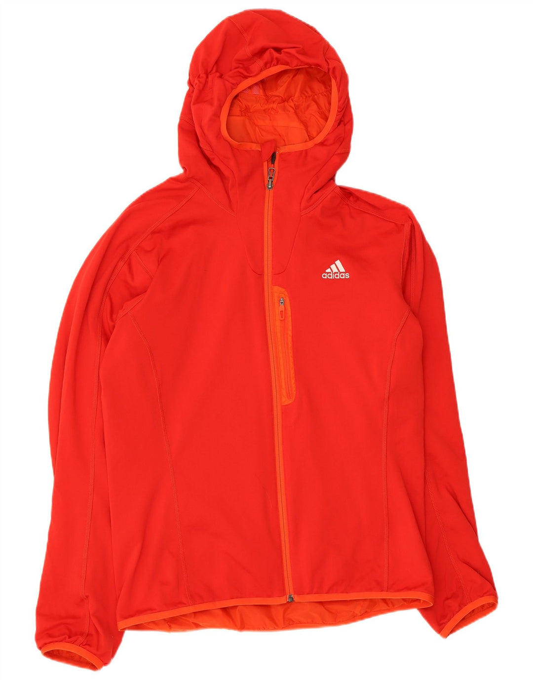 Adidas muška reverzibilna jakna s kapuljačom UK 40/42 srednje narančasta najlonska