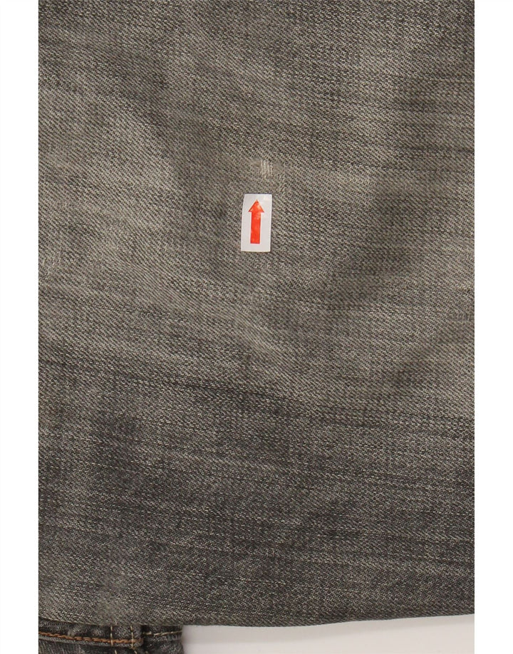 LEVI'S muške 505 ravne traperice W33 L30 sivi pamuk