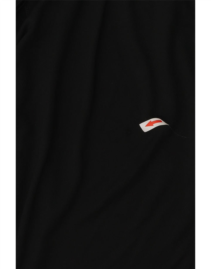 Nike Dri Fit majica kratkih rukava, veliki crni poliester