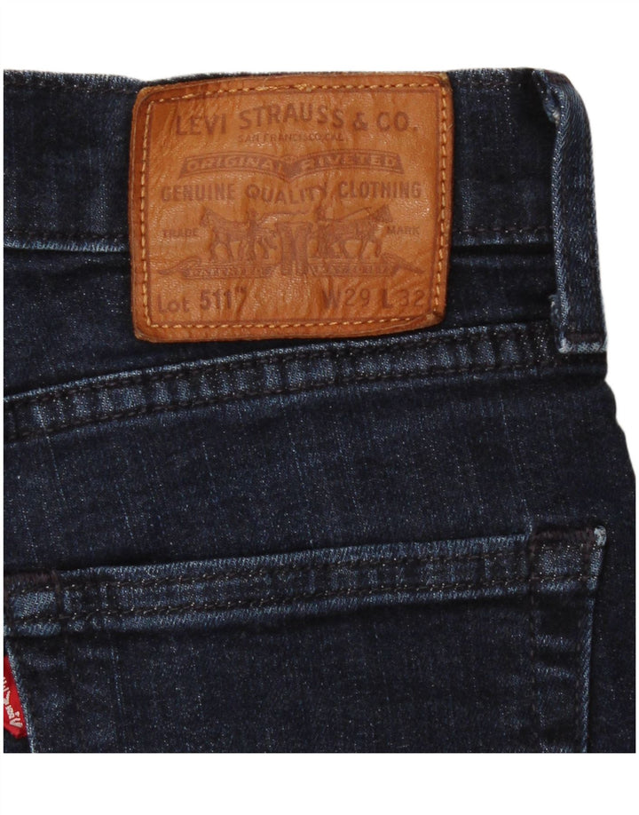 Levi's ženske 511 uske traperice W29 L32 tamnoplavi pamuk