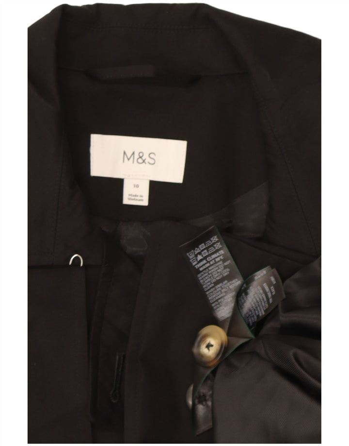 Marks & Spencer ženski kaput s dvostrukim kopčanjem UK 10, mali crni