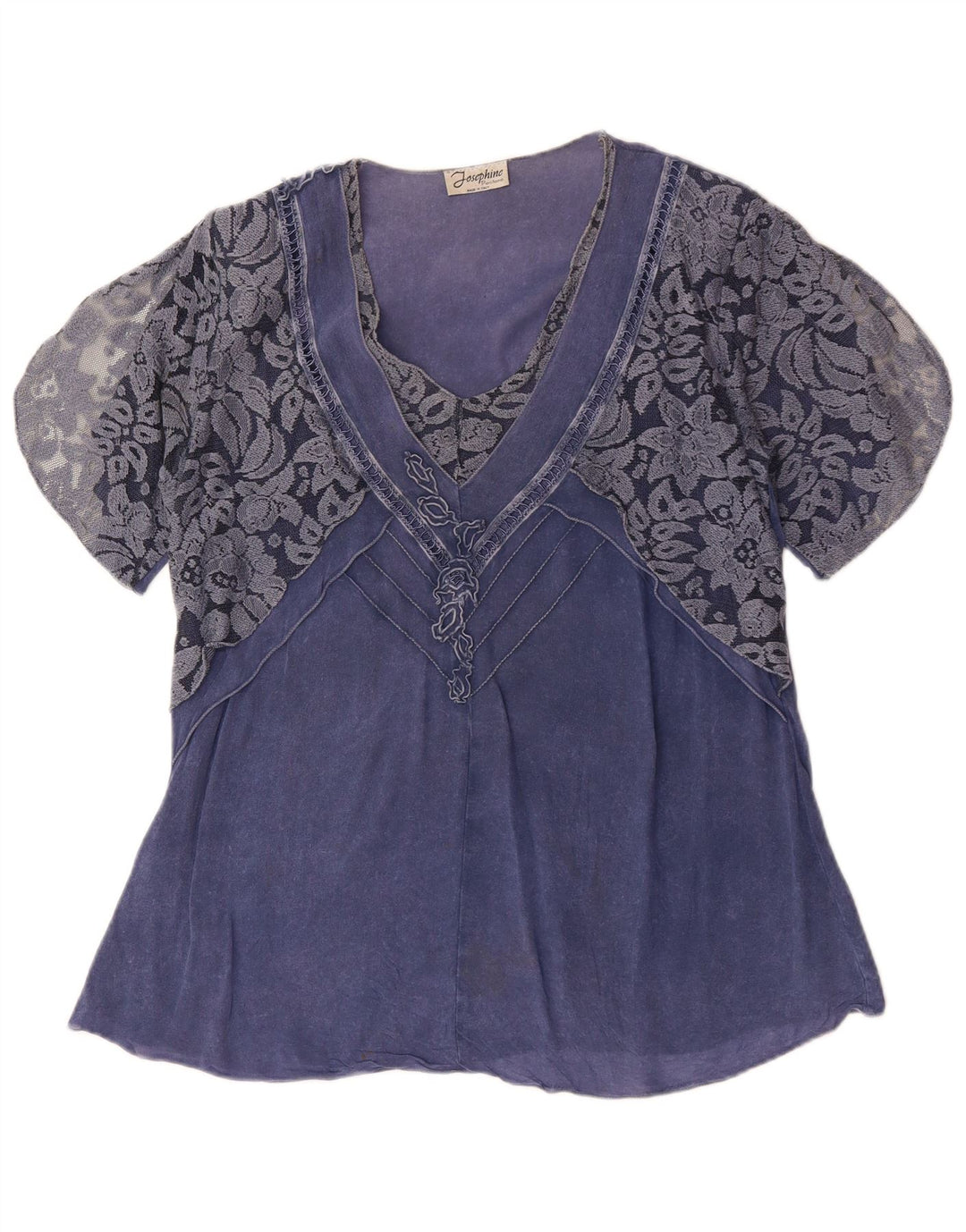 JOSEPHINE Top ženske bluze UK 16 Large Blue Floral