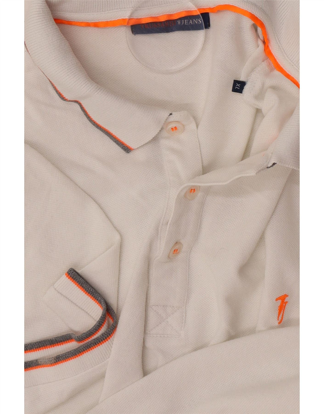 Trussardi Jeans muška polo majica XL bijela