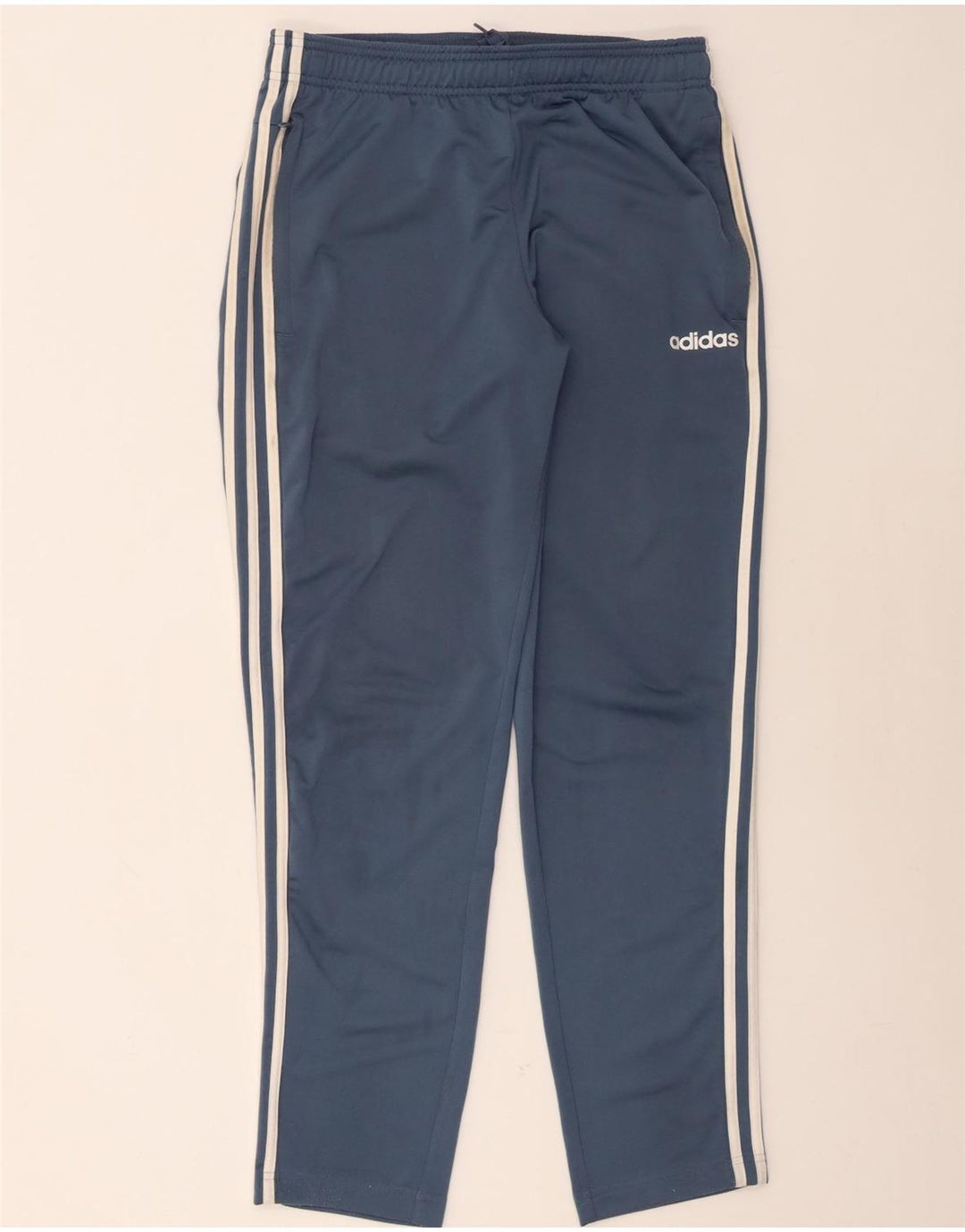 Adidas muške trenirke srednje plave poliesterske hlače