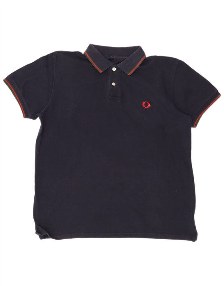 Fred Perry muška polo majica Srednje tamnoplavi pamuk