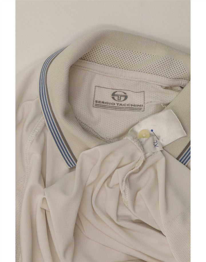 Sergio Tacchini muška polo majica XL bijeli poliester
