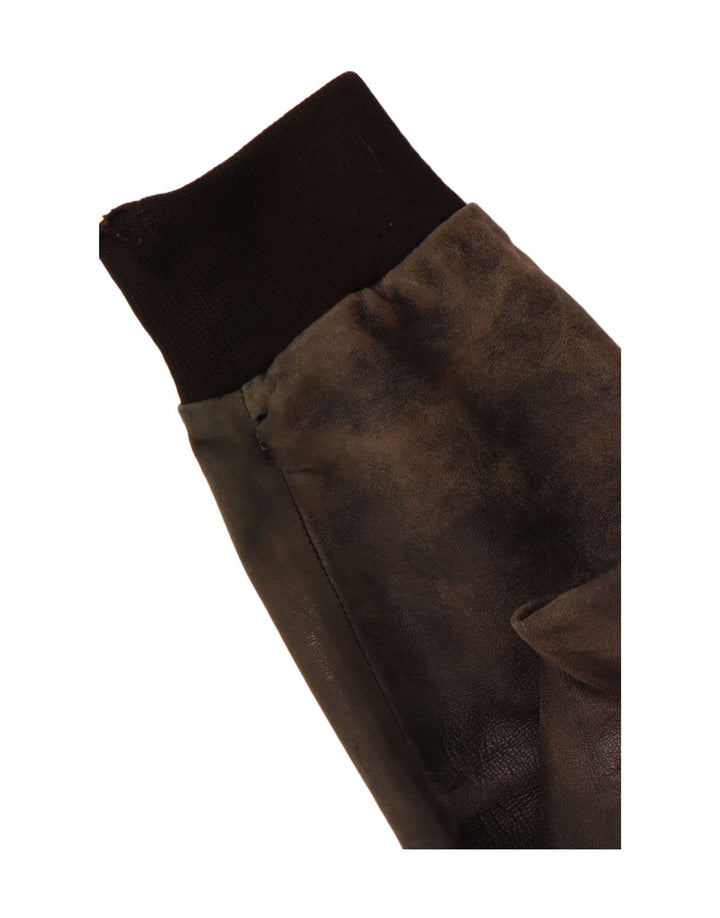 VINTAGE muška kožna jakna UK 38 srednje crna