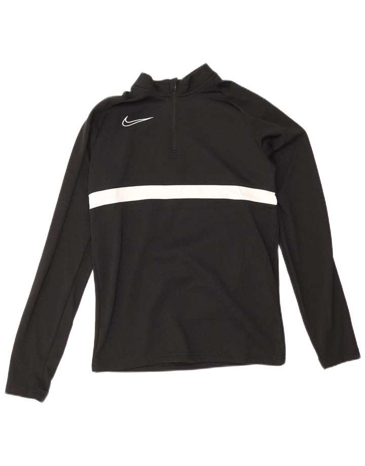 Nike Boys Dri Fit Pullover Trenirka Top 12-13 Years Large Black