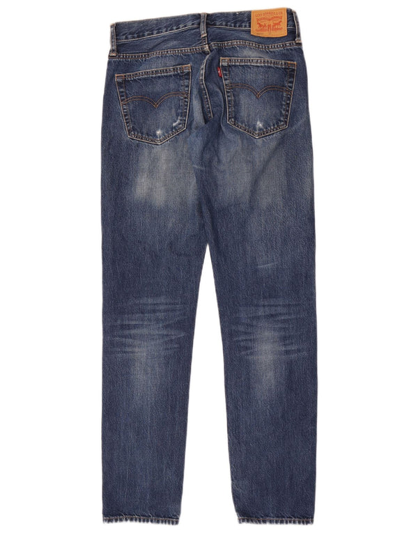 Ravne traperice Levi's Boys 501, 15-16 godina W30 L32 Plavi pamuk