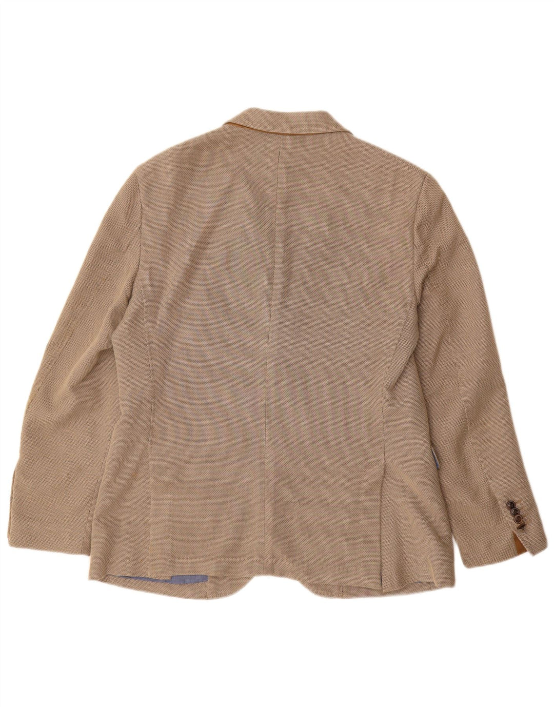 Massimo Dutti Muška pletena jakna sa 2 gumba EU 52, veliki bež pamuk