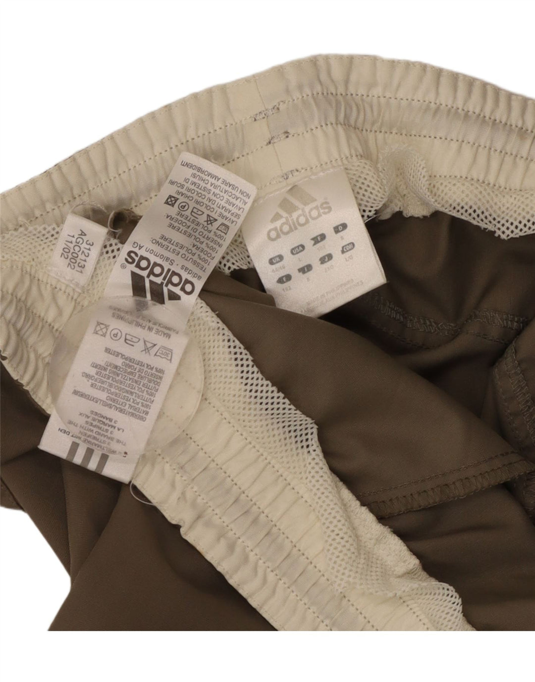 ADIDAS muške hlače za trenirku UK 44/46 velike bež poliester