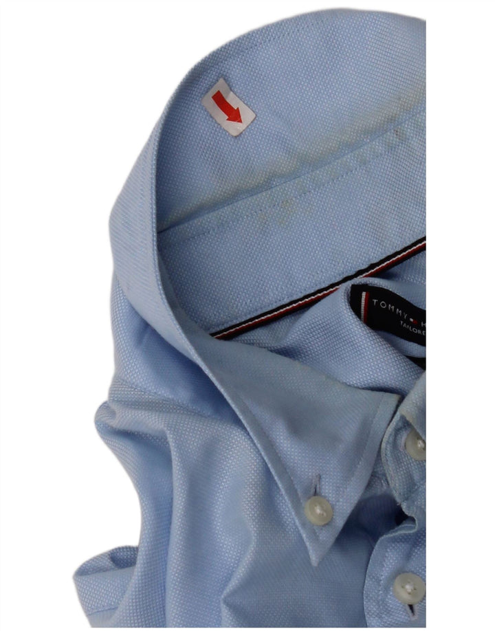 TOMMY HILFIGER muška uska košulja Easy Care veličina 42 16 1/2 velika plava