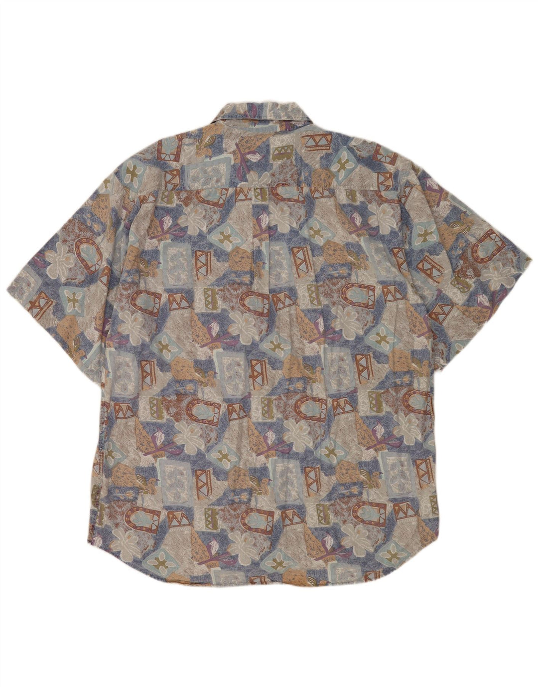 FILA muška košulja kratkih rukava 2XL raznobojni cvjetni pamuk