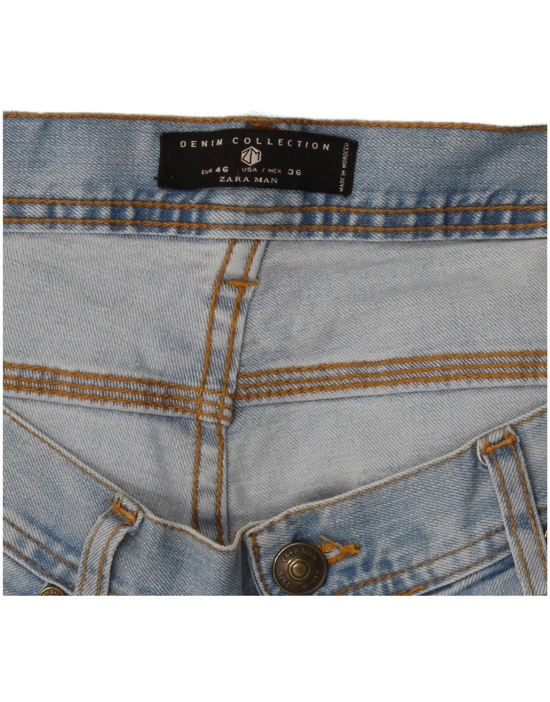 Zara muške uske traperice EU 46 XL W36 L32 Plave