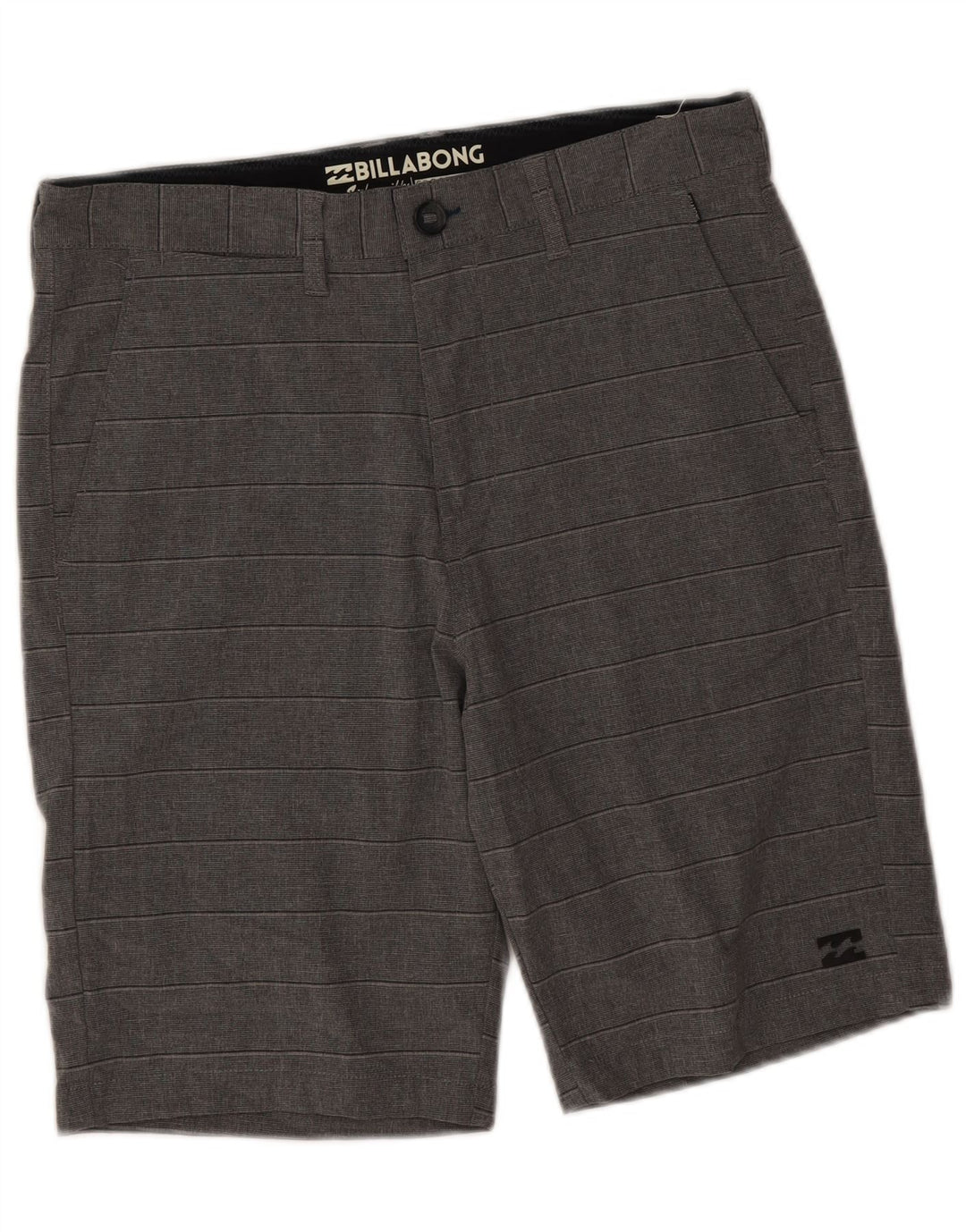 Billabong muške chino kratke hlače W31 srednje sivi prugasti poliester