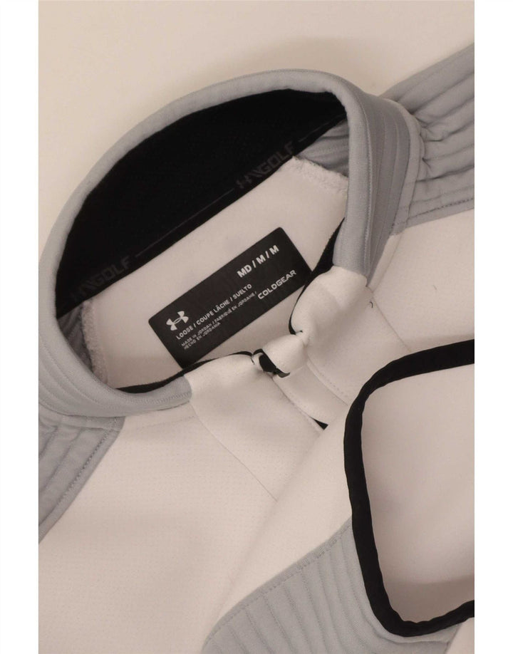 Under Armour muška majica Cold Gear Gornji dio trenirke srednje bijele boje