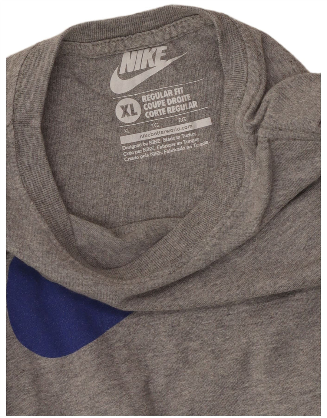 NIKE Ženska majica kratkih rukava Regular Fit UK 18 XL siva