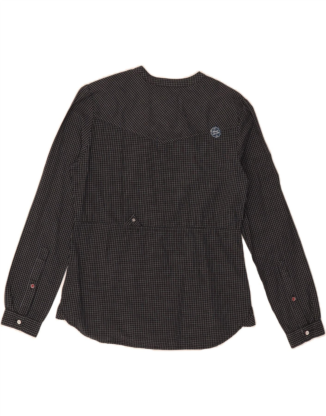 KHUJO Womens Shirt UK 14 Medium Black Check Vintage KHUJO and Second-Hand KHUJO from Messina Hembry 