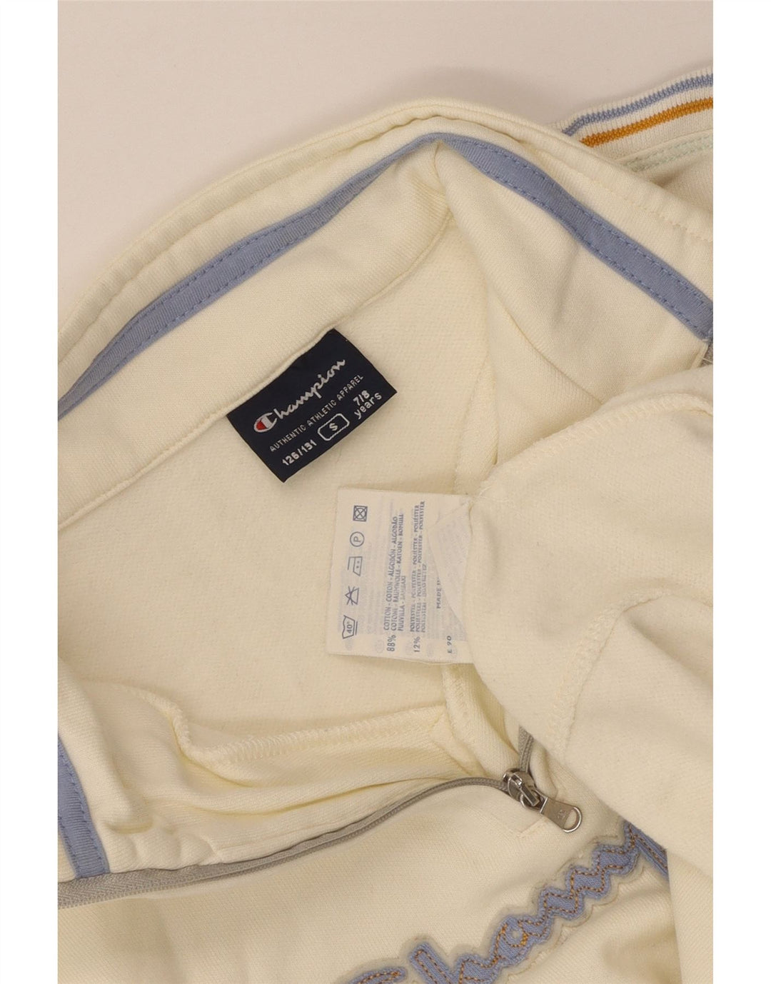 Champion Boys Graphic Sweatshirt Džemper 7-8 godina, male bijele pruge