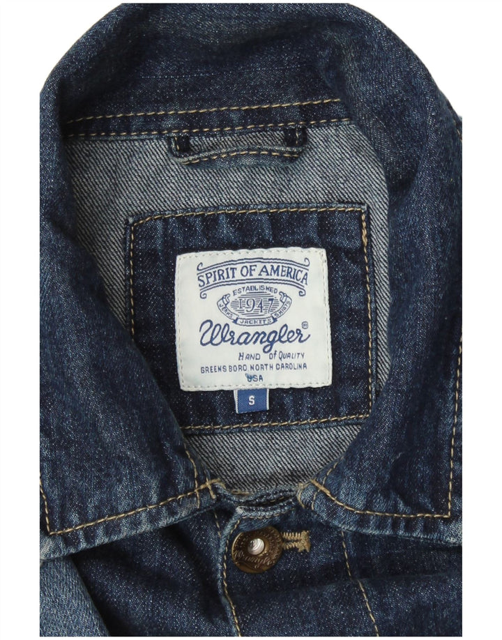 Wrangler muška traper jakna UK 36 Mala tamnoplava pamuk